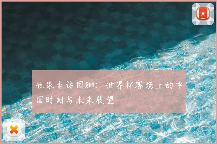 独家专访国脚:世界杯赛场上的中国时刻与未来展望