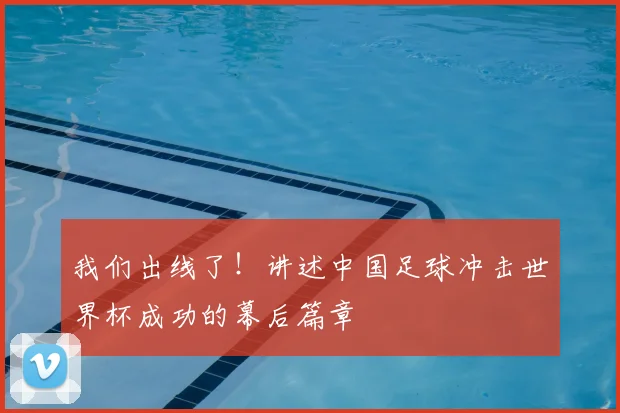 我们出线了!讲述中国足球冲击世界杯成功的幕后篇章